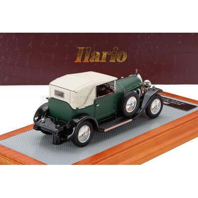 ILARIO MODEL MERCEDES BENZ 630K sn32019 SPORTS TOURER HARRINGTON CABRIOLET CLOSED 1927 - GREEN BEIGE 1/43