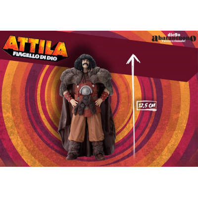 INFINITE STATUE FIGURES DIEGO ABATANTUONO L'ECCEZZZIUNALE ! - ATTILA FLAGELLO DI DIO - BROWN 1/18