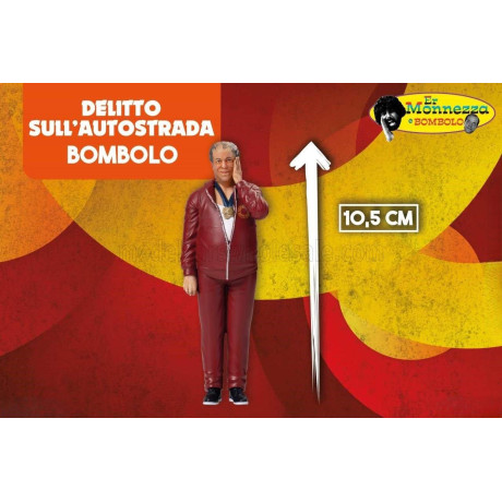 INFINITE STATUE FIGURES ER MONNEZZA E BOMBOLO - DELITTO SULL'AUTOSTRADA - BOMBOLO - RED 1/18