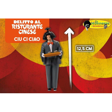 INFINITE STATUE FIGURES ER MONNEZZA E BOMBOLO - DELITTO AL RISTORANTE CINESE - CIU CI CIAO - GREY 1/18