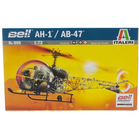 ITALERI BELL AH-1 AB-47 HELICOPTER MILITARY 1/72