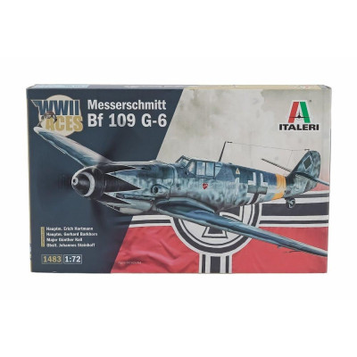 ITALERI MASSERSCHMITT BF 109 G-6 MILITARY AIRPLANE 1936 1/72