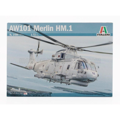 ITALERI AGUSTA WESTLAND AW101 MERLIN HM.1 UK ROYAL NAVY - HELICOPTER - 2003 - MILITARY 1/72