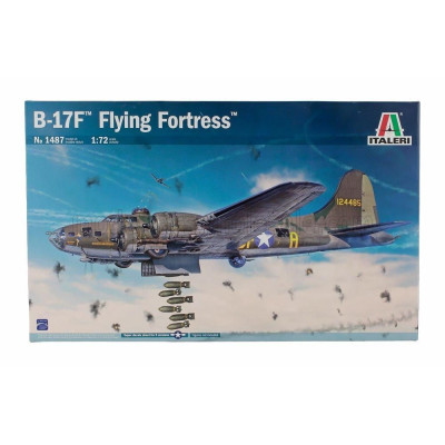 ITALERI BOEING B-17F FLYING FORTRESS MILITARY AIRPLANE 1930 1/72