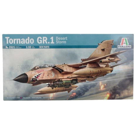 ITALERI PANAVIA AIRCRAFT GR.1 TORNADO MILITARY AIRPLANE DESERT STORM 1998 1/32