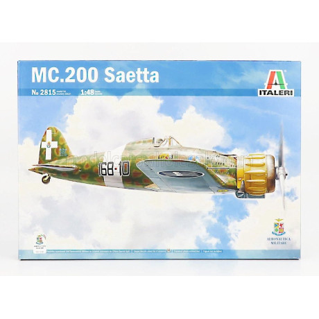 ITALERI AERMACCHI MC.200 SAETTA AIRPLANE MILITARY 1/48