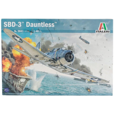 ITALERI McDONNEL DOUGLAS SBD-3 DAUNTLESS MILITARY AIRPLANE 1938 1/48