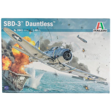ITALERI McDONNEL DOUGLAS SBD-3 DAUNTLESS MILITARY AIRPLANE 1938 1/48
