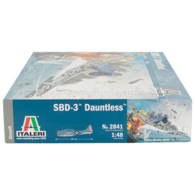 ITALERI McDONNEL DOUGLAS SBD-3 DAUNTLESS MILITARY AIRPLANE 1938 1/48