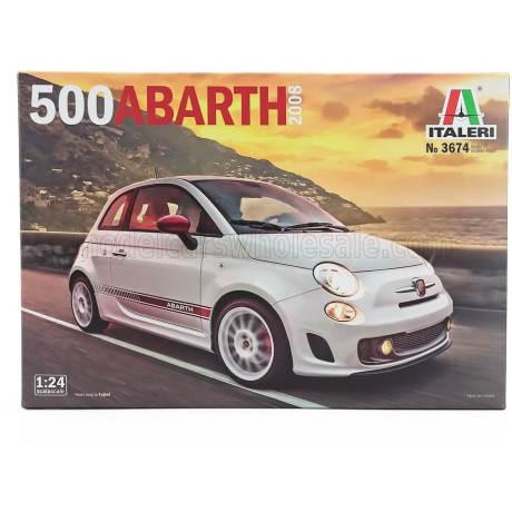 ITALERI FIAT NUOVA 500 ABARTH 2008 1/24