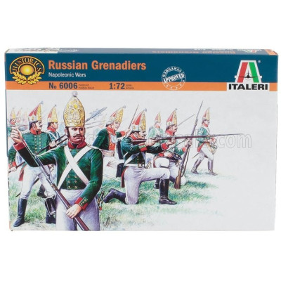 ITALERI FIGURES RUSSIAN GRENADIERS MILITARY NAPOLEONIC WARS 1/72