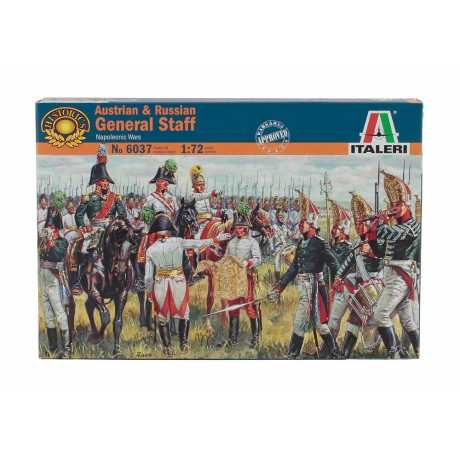 ITALERI FIGURES AUSTRIAN & RUSSIAN GENERAL STAFF NAPOLEONIC WARS 1/72