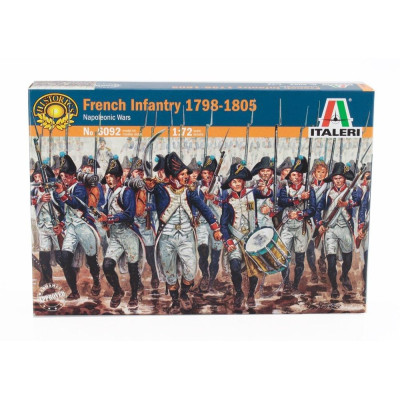 ITALERI FIGURES FRENCH INFANTRY - MILITARY - 1798 - 1805 1/72