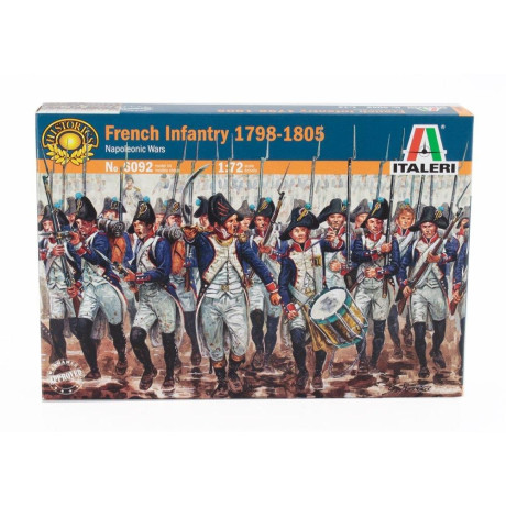 ITALERI FIGURES FRENCH INFANTRY - MILITARY - 1798 - 1805 1/72