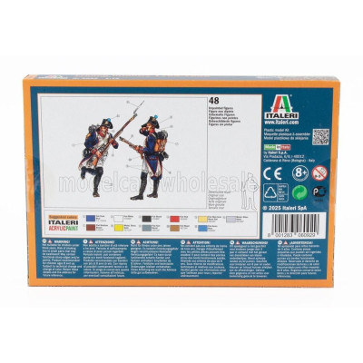 ITALERI FIGURES FRENCH INFANTRY - MILITARY - 1798 - 1805 1/72