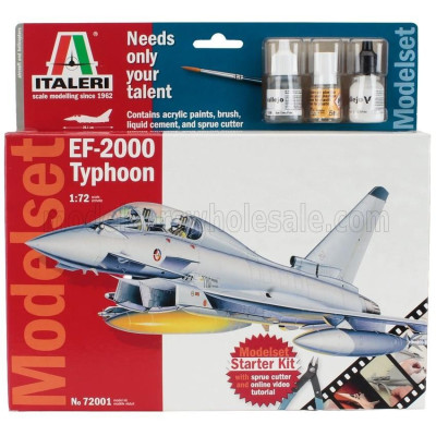 ITALERI EUROFIGHTER EF-2000 TYPHOON AIRPLANE MILITARY 1994 1/72