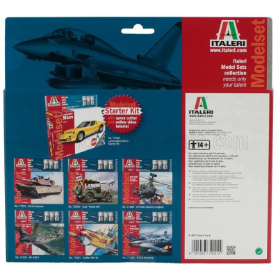ITALERI EUROFIGHTER EF-2000 TYPHOON AIRPLANE MILITARY 1994 1/72