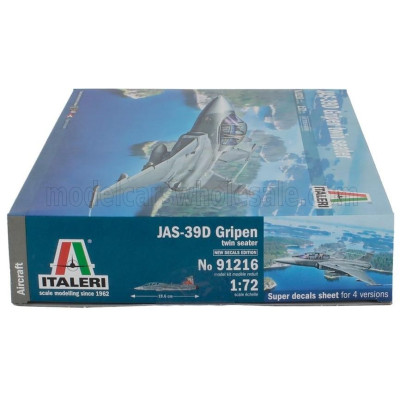 ITALERI SAAB JAS-39D GRIPEN TWIN SEATER AIRPLANE MILITARY 2011 1/72