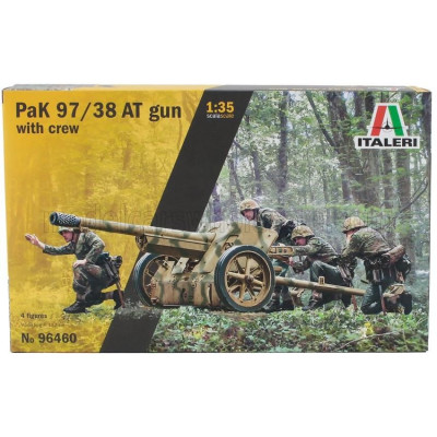 ITALERI ACCESSORIES PAK 97/38 AT GUN WITH MILITARY CREW 1/35