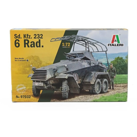 ITALERI TANK 6 RAD. TRUCK MILITARY SD. KFZ. 232 1942 1/72