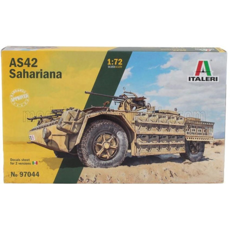 ITALERI FIAT SAHARIANA AS42 TANK MILITARY 1942 1/72