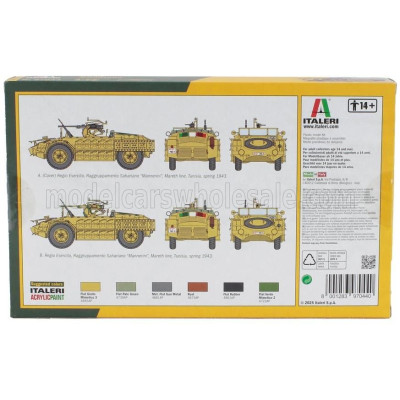 ITALERI FIAT SAHARIANA AS42 TANK MILITARY 1942 1/72