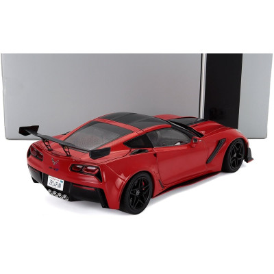IXO MODELS CHEVROLET CORVETTE C7 ZR1 COUPE 2019 - RED 1/18