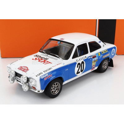 IXO MODELS FORD ENGLAND ESCORT MKI RS 1600 (night version) N 20 4th RALLY MONTECARLO 1973 HANNU MIKKOLA - JIM PORTER - BLUE WHIT