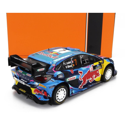 IXO MODELS FORD ENGLAND PUMA RALLY1 TEAM RED BULL FORD WORLD RALLY M-SPORT N 7 6th RALLY SWEDEN 2023 PIERRE LOUIS LOUBET - NICOL
