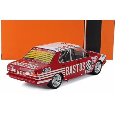 IXO MODELS BMW 5-SERIES 528i (E28) TEAM BASTOS N 28 4th 24h SPA 1982 LUCIEN GUITTENY - GERARD BLEYNIE - RED WHITE 1/18