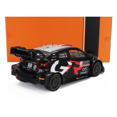 IXO MODELS TOYOTA YARIS GR RALLY1 HYBRID TEAM TOYOTA GAZOO RACING WRT N 17 2nd RALLY MONTECARLO 2024 SEBASTIEN OGIER - VINCENT L