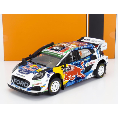 IXO MODELS FORD ENGLAND PUMA RALLY1 RED BULL WRC TEAM M-SPORT FORD WRT N 16 3rd (with snorkel) RALLY SAFARI KENYA 2024 ADRIEN FO