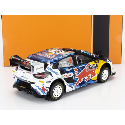 IXO MODELS FORD ENGLAND PUMA RALLY1 RED BULL WRC TEAM M-SPORT FORD WRT N 16 3rd (with snorkel) RALLY SAFARI KENYA 2024 ADRIEN FO