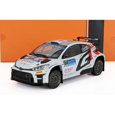 IXO MODELS TOYOTA YARIS GR RALLY1 TEAM TOYOTA GAZOO RACING WRT N 37 RALLY FINLAND 2024 YUKI YAMAMOTO - MARKO SALMINEN - WHITE 1/