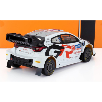 IXO MODELS TOYOTA YARIS GR RALLY1 TEAM TOYOTA GAZOO RACING WRT N 5 4th RALLY FINLAND 2024 SAMI PAJARI - ENNI MALKONEN - WHITE 1/
