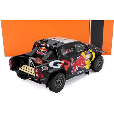 IXO MODELS TOYOTA GR DKR HILUX TEAM TOYOTA GAZOO RACING N 216 RALLY DAKAR 2024 SETH QUINTER - DENNIS ZENZ - BLACK YELLOW RED 1/1
