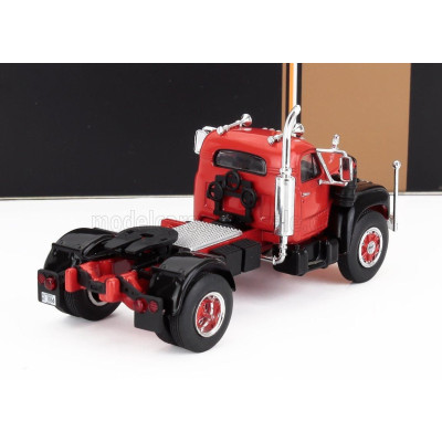 IXO MODELS MACK B61 TRACTOR TRUCK 2-ASSI 1953 - RED BLACK 1/64