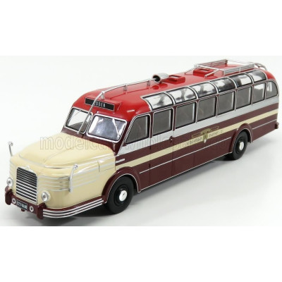 IXO MODELS KRUPP TITAN O80 AUTOBUS HERZFELD 1952 - CREAM BORDEAUX 1/43