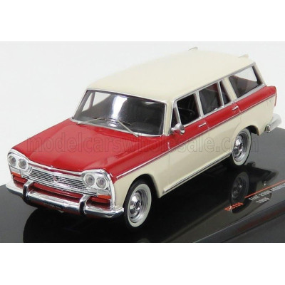 IXO MODELS FIAT 2300 FAMILIARE 1965 - CREAM RED 1/43