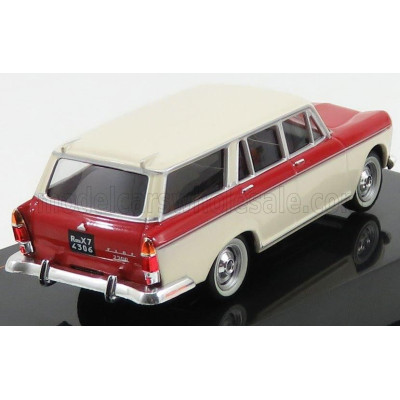 IXO MODELS FIAT 2300 FAMILIARE 1965 - CREAM RED 1/43