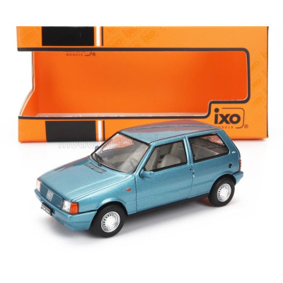 IXO MODELS FIAT UNO 45 ELBA 1983 - BLUE GREEN MET 1/43