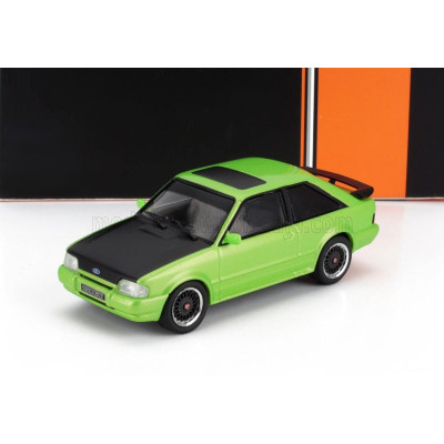 IXO MODELS FORD ENGLAND ESCORT MKIV XR3 1990 - GREEN MET BLACK 1/43