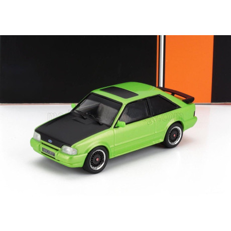 IXO MODELS FORD ENGLAND ESCORT MKIV XR3 1990 - GREEN MET BLACK 1/43