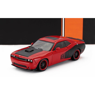 IXO MODELS DODGE CHALLENGER SRT8 COUPE 2009 - RED BLACK 1/43