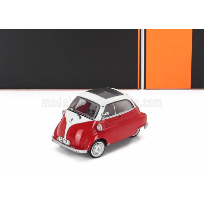 IXO MODELS BMW ISETTA 1959 - RED WHITE 1/43