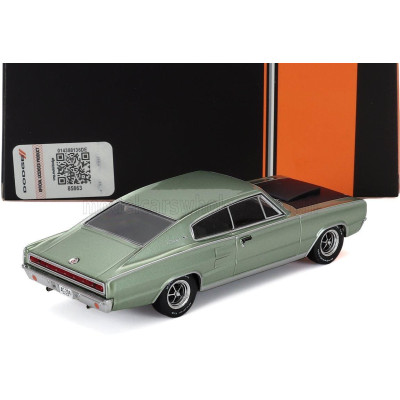 IXO MODELS DODGE CHARGER COUPE 1967 - LIGHT GREEN MET 1/43