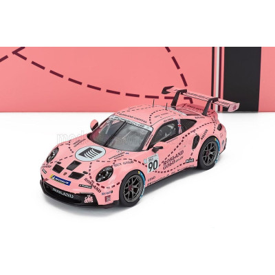 IXO MODELS PORSCHE 911 992 GT3 CUP COUPE N 90 3rd BRANDS HATCH 2023 JOSH MALIN - PINK 1/43