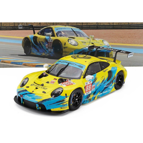 IXO MODELS PORSCHE 911 991 RSR-19 4.2L TEAM DEMPSEY PROTON RACING N 88 24h LE MANS 2022 FRED POORDAD - MAXWELL ROOT - JAN HEYLEN