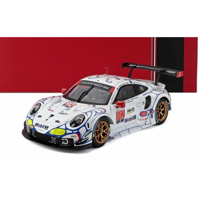 IXO MODELS PORSCHE 911 991 RSR PORSCHE GT TEAM N 912 2nd GTLM-CLASS PETIT LE MANS 2018 EARL BAMBER - LAURENS VANTHOOR - MATHIEU