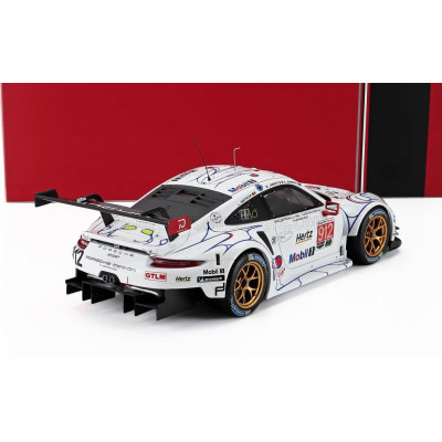 IXO MODELS PORSCHE 911 991 RSR PORSCHE GT TEAM N 912 2nd GTLM-CLASS PETIT LE MANS 2018 EARL BAMBER - LAURENS VANTHOOR - MATHIEU